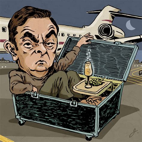 carlos ghosn escape from japan